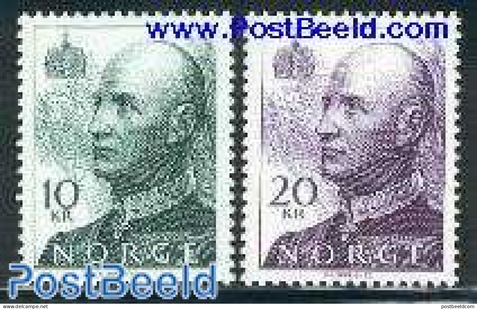 Norway 1993 Definitives 2v, Normal Paper (1994), Mint NH - Neufs