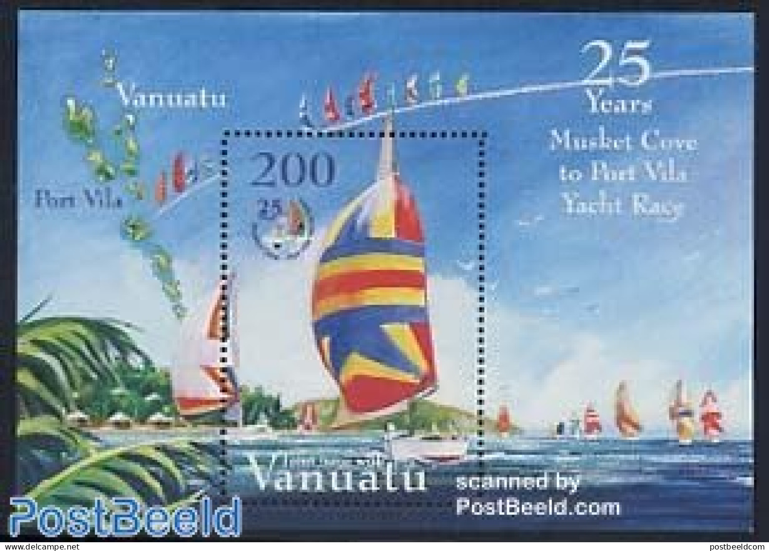 Vanuatu 2004 Musket Cove Race S/s, Mint NH, Sport - Transport - Various - Sailing - Ships And Boats - Joint Issues - M.. - Sailing