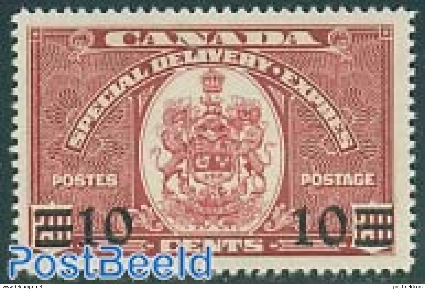 Canada 1939 Express Mail 1v, Unused (hinged), History - Coat Of Arms - Unused Stamps