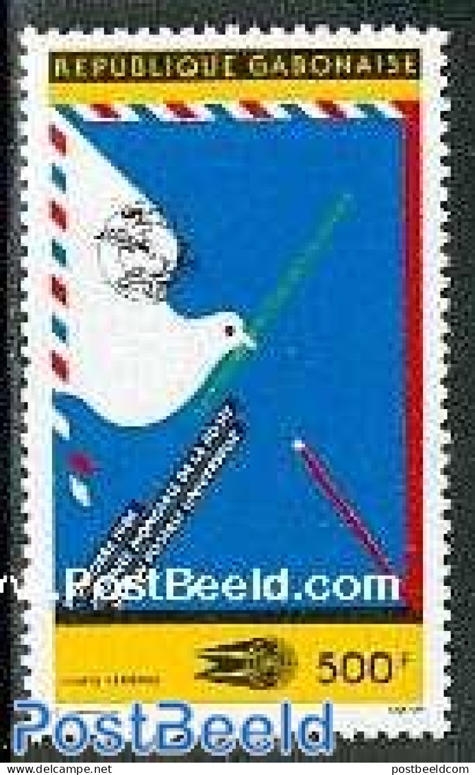 Gabon 1986 World Postal Day 1v, Mint NH, Post - U.P.U. - Ungebraucht