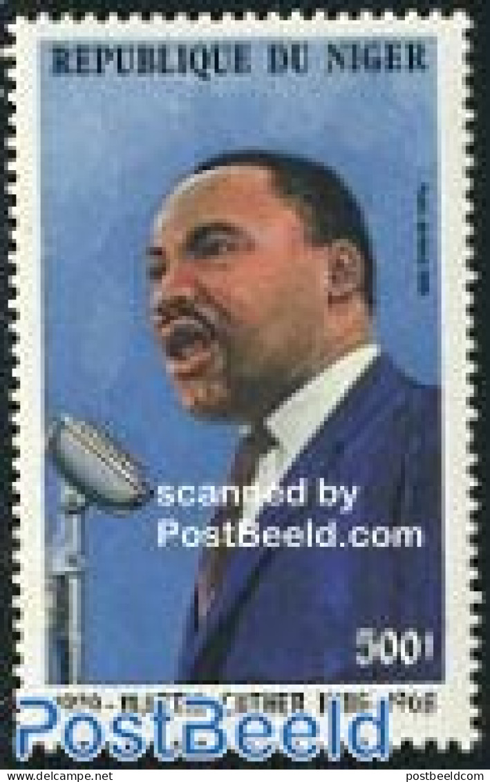 Niger 1986 M.L. King 1v, Mint NH, History - Religion - Nobel Prize Winners - Religion - Nobel Prize Laureates