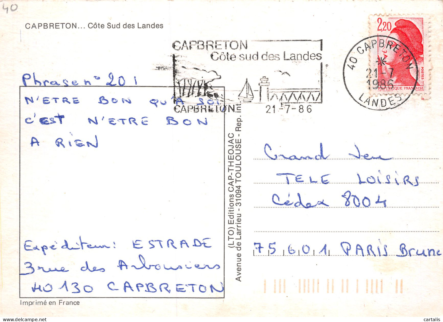 40-CAPBRETON-N°C4118-C/0171 - Capbreton