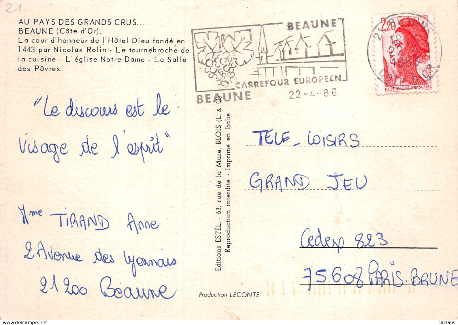 21-BEAUNE-N°C4118-B/0011 - Beaune