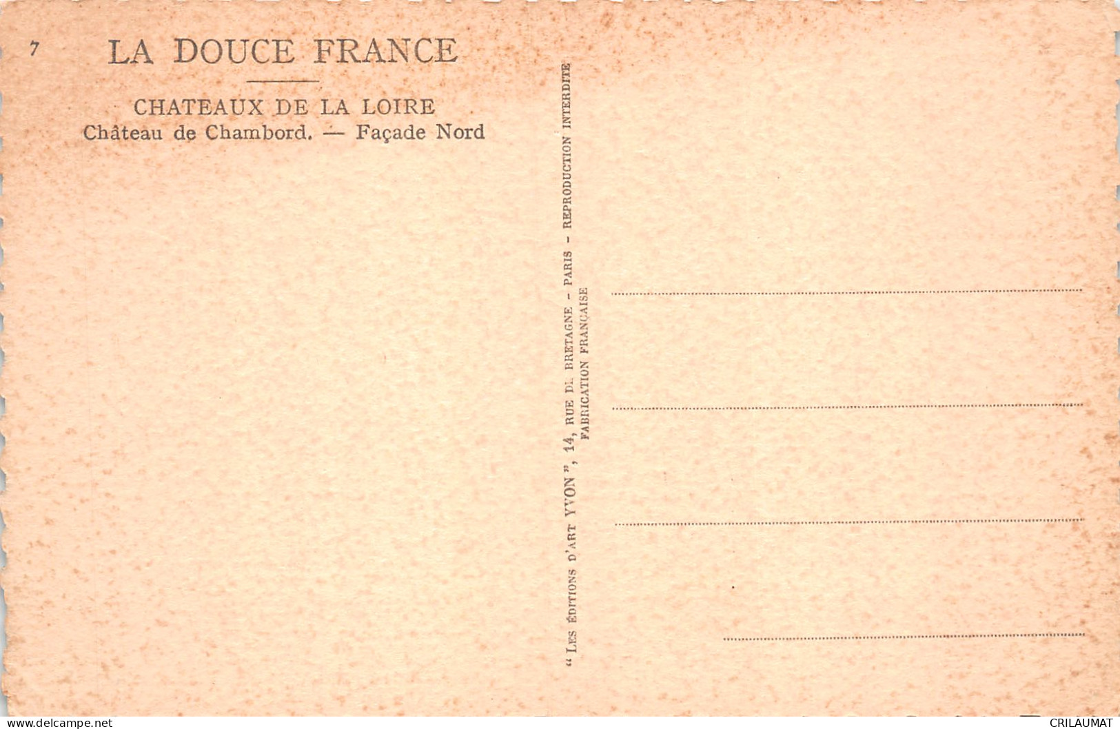 41-CHAMBORD LE CHATEAU-N°LP5126-B/0349 - Chambord