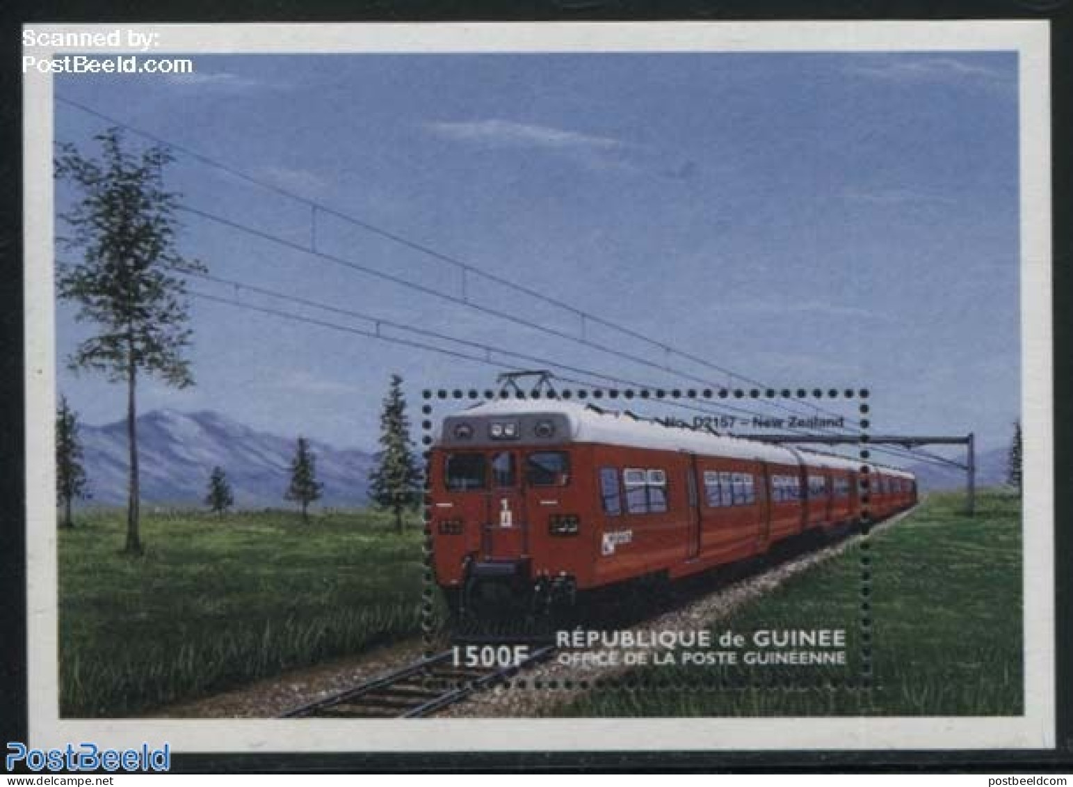 Guinea, Republic 1998 Railways, D2157 New Zealand, Mint NH, Transport - Railways - Eisenbahnen