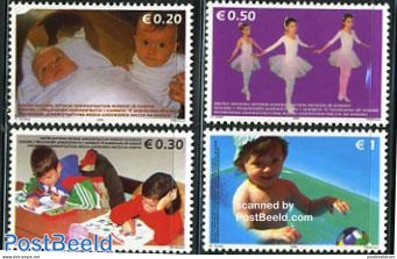 Kosovo 2006 Children 4v, Mint NH, Performance Art - Science - Various - Dance & Ballet - Education - Toys & Children's.. - Danza