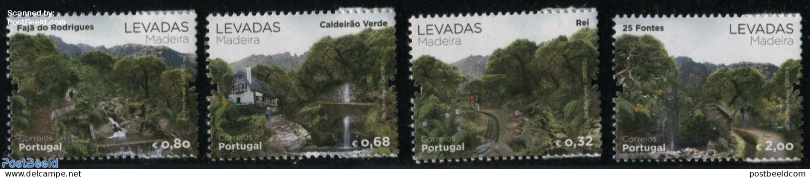 Madeira 2012 Levadas, Trees 4v, Mint NH, Nature - Trees & Forests - Rotary, Lions Club