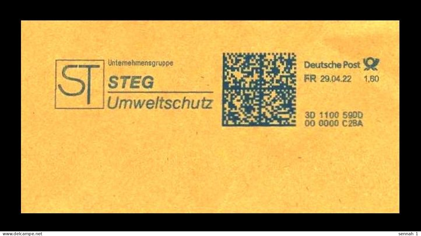 Bund / Germany: 'STEG-Umweltschutz, 2022' / 'Environmental Protection' [70182 Stuttgart] - Umweltschutz Und Klima
