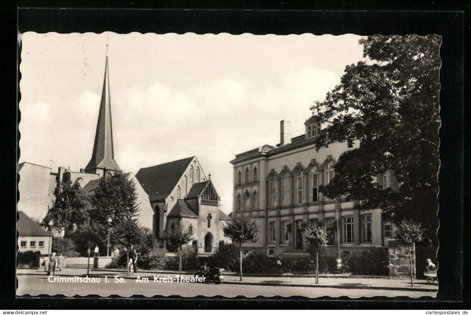 AK Crimmitschau / Sa., Kreis-Theater  - Théâtre