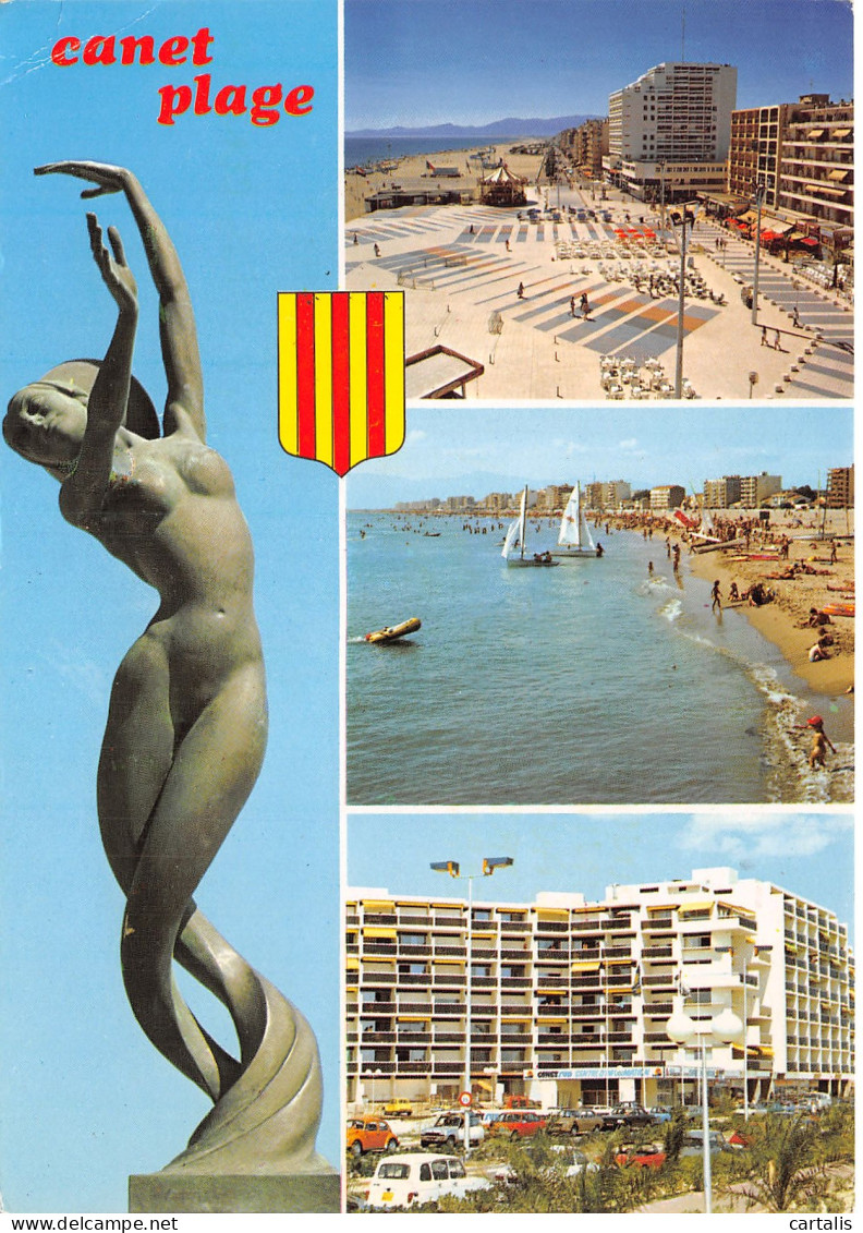 66-CANET SAINT NAZAIRE-N°C4119-D/0135 - Canet Plage