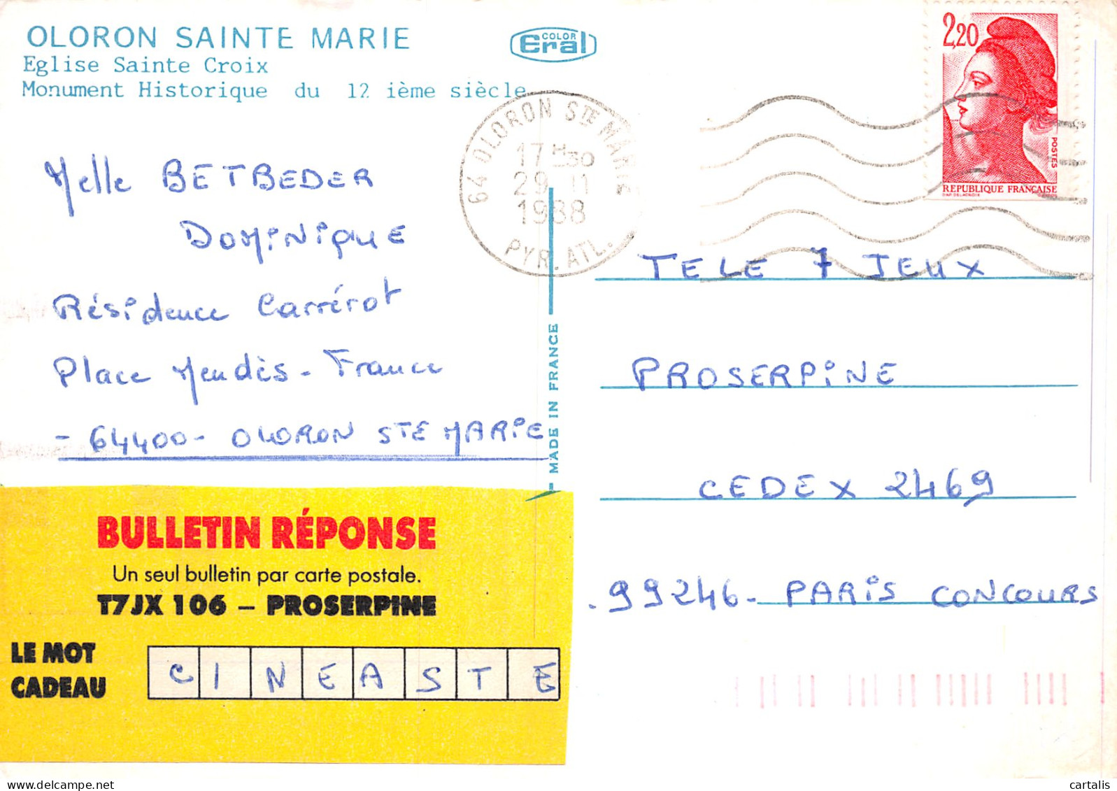 64-OLORON SAINTE MARIE-N°C4119-C/0201 - Oloron Sainte Marie