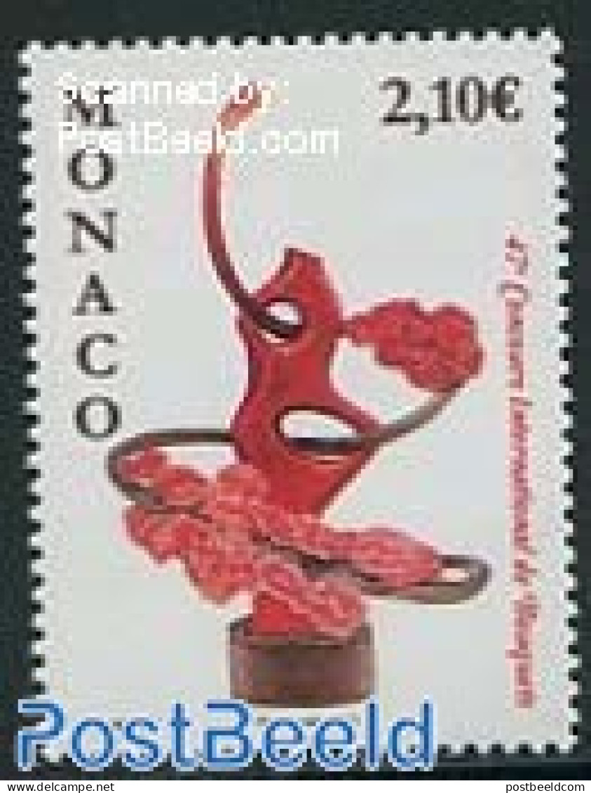 Monaco 2014 Flower Arranging Contest 1v, Mint NH, Nature - Flowers & Plants - Unused Stamps