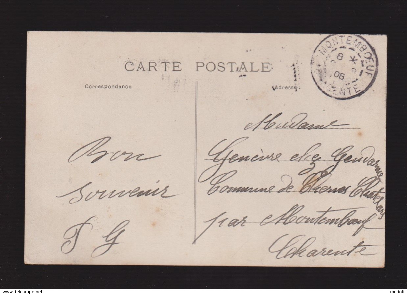 CPA - 16 - Jarnac - Château De Cressé - Circulée En 1908 - Jarnac