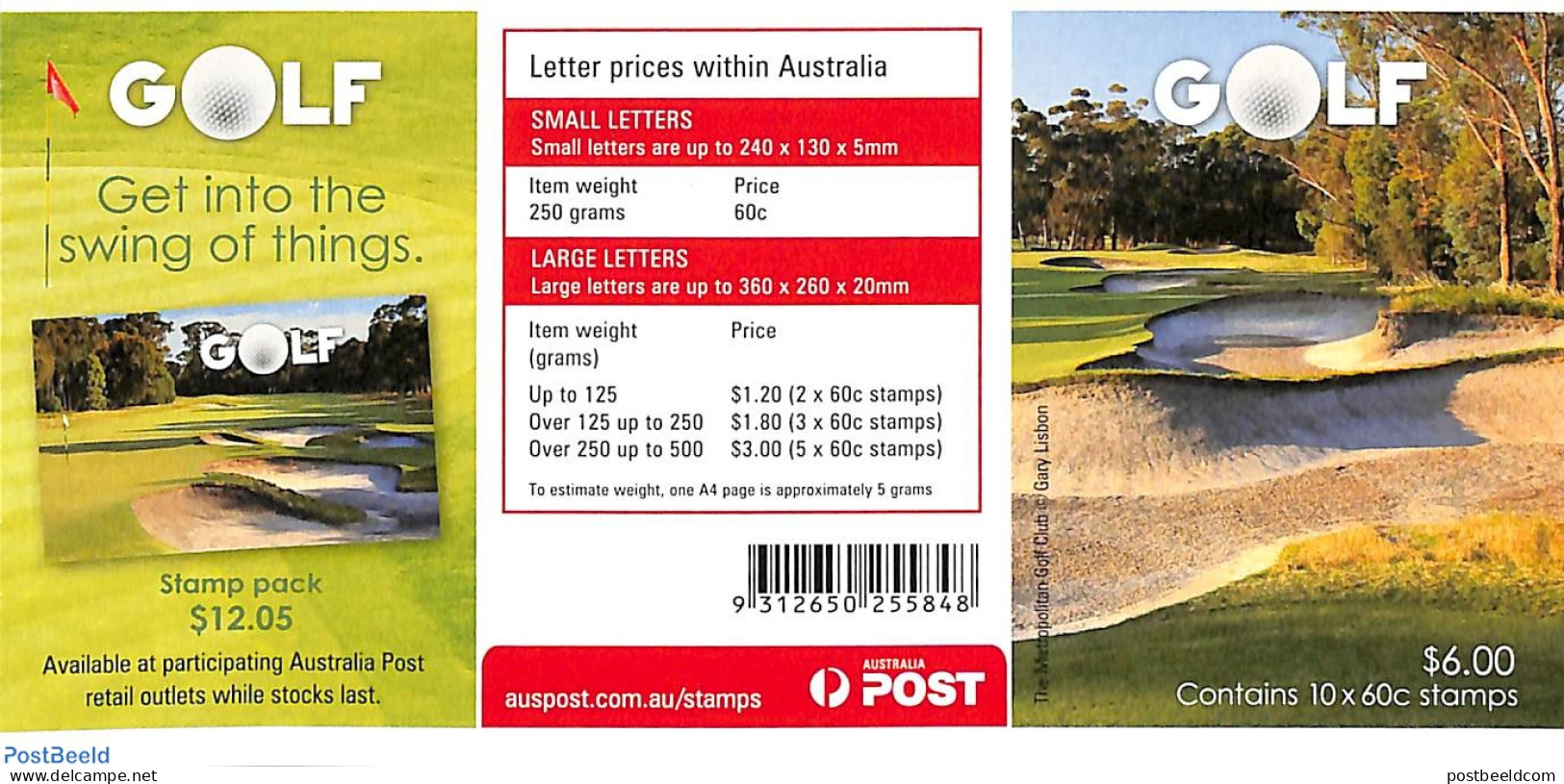 Australia 2011 Golf Booklet S-a, Mint NH, Sport - Golf - Ungebraucht