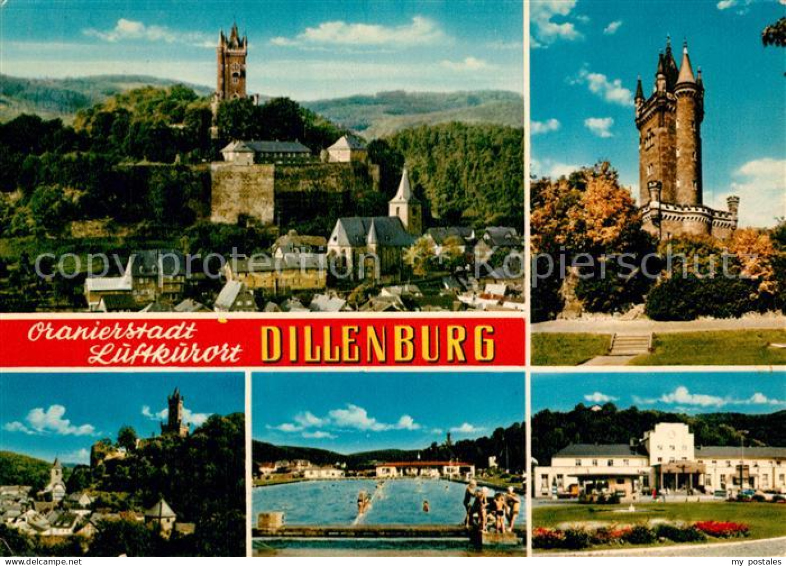 73313725 Dillenburg Oranierstadt Freibad Kirche Dillenburg - Dillenburg