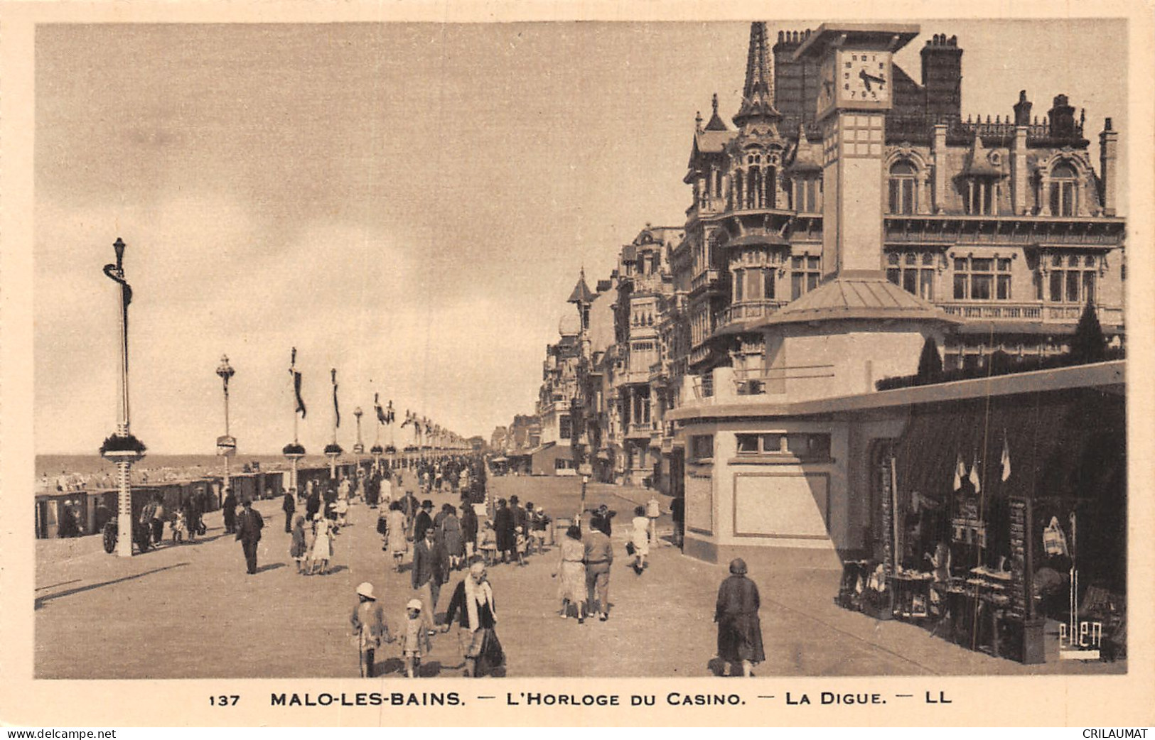 59-MALO LES BAINS-N°LP5126-G/0299 - Malo Les Bains