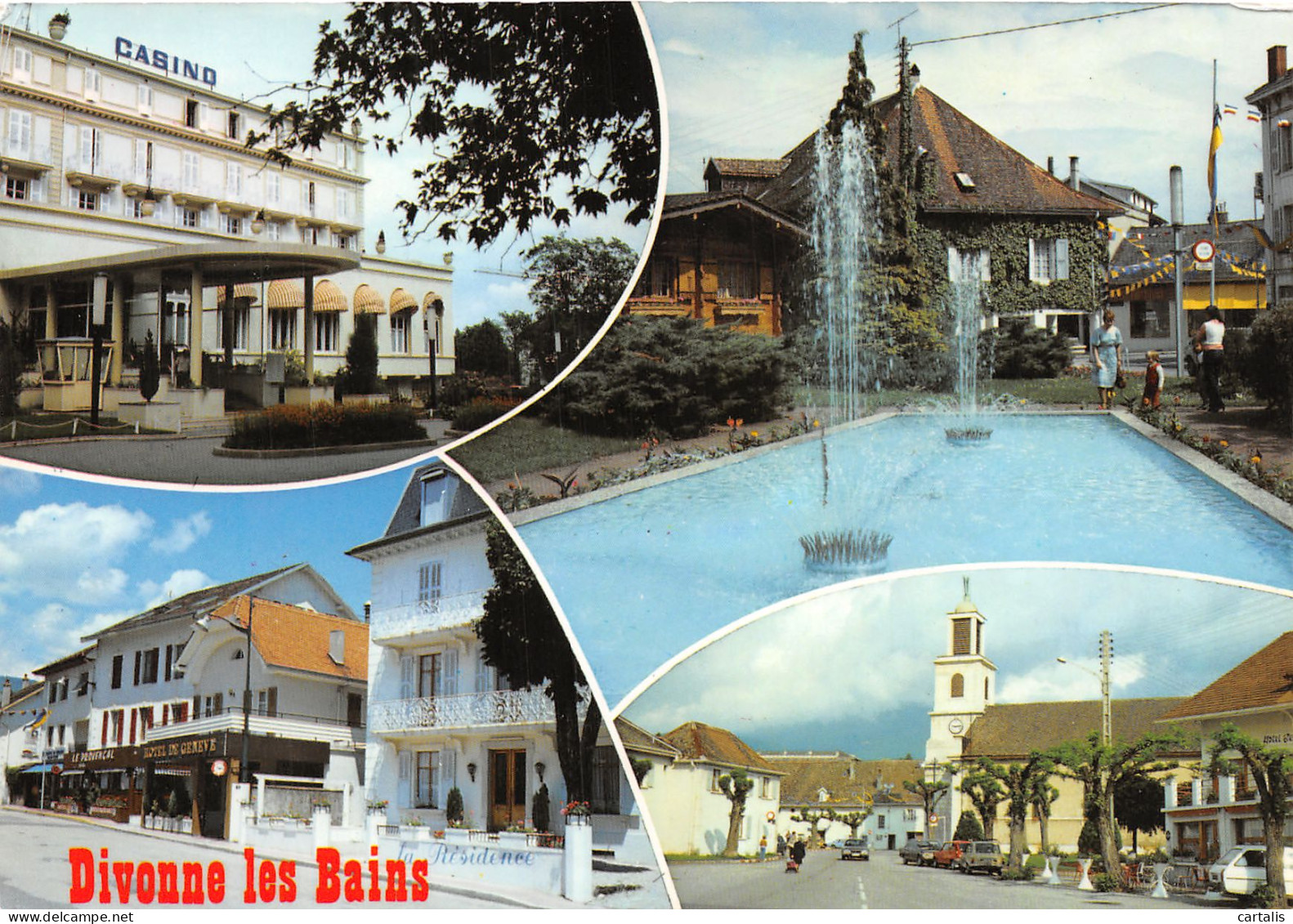 01-DIVONNE LES BAINS-N°C4120-A/0211 - Divonne Les Bains