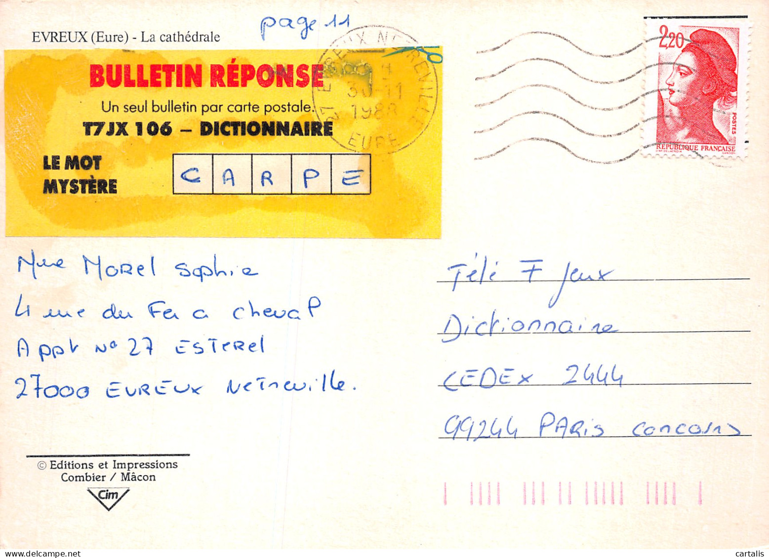 27-EVREUX-N°C4120-A/0121 - Evreux