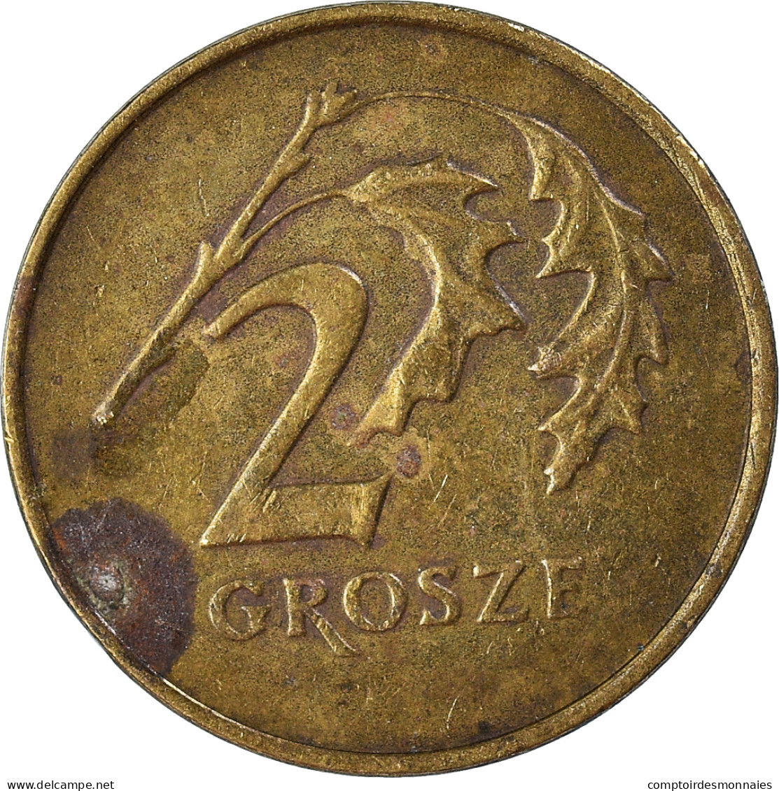 Monnaie, Pologne, 2 Grosze, 1990 - Polen