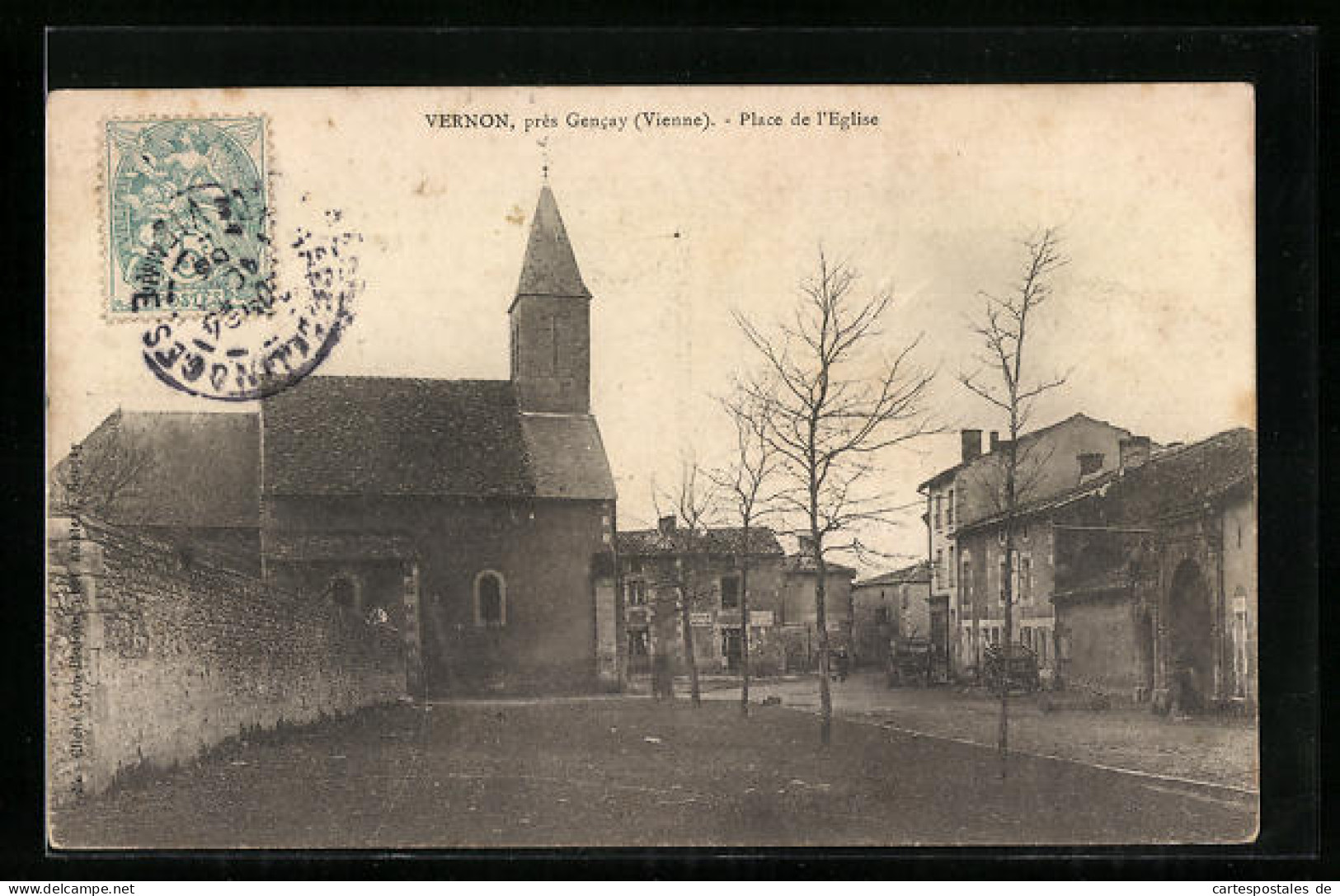 CPA Vernon, Place De L`Eglise  - Other & Unclassified