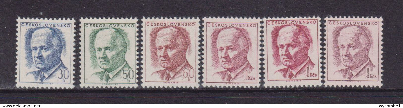 CZECHOSLOVAKIA  - 1968+ Svoboda Set Never Hinged Mint - Unused Stamps