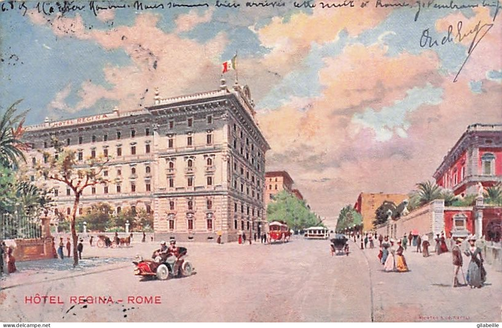 ROMA - Hotel Regina - 1905 - Cafés, Hôtels & Restaurants