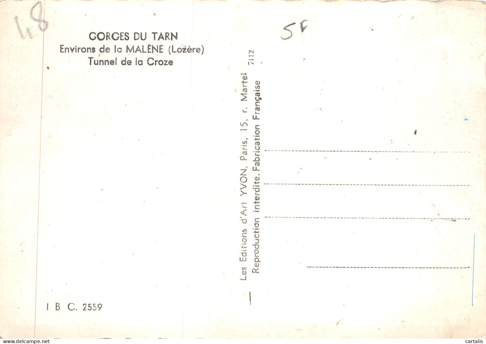 48-GORGES DU TARN-N°C4120-C/0373 - Gorges Du Tarn