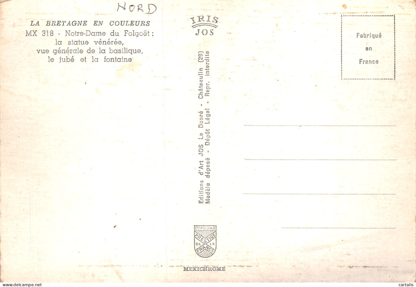 29-LE FOLGOET-N°C4120-C/0089 - Le Folgoët