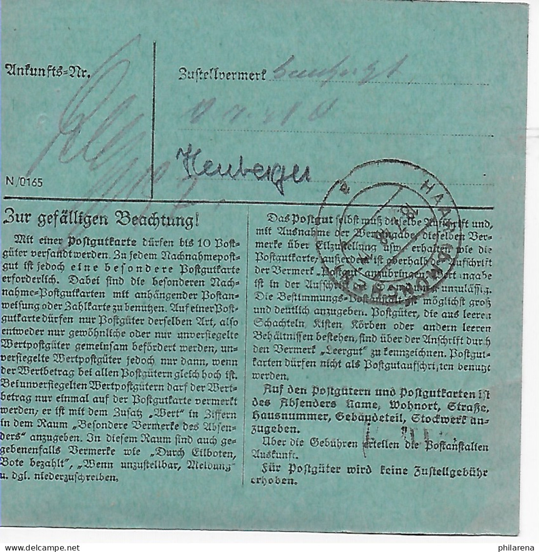 Paketkarte München, Absendereindruck Nach Haar, Seifen, Putzartikel, 1948, MeF - Briefe U. Dokumente