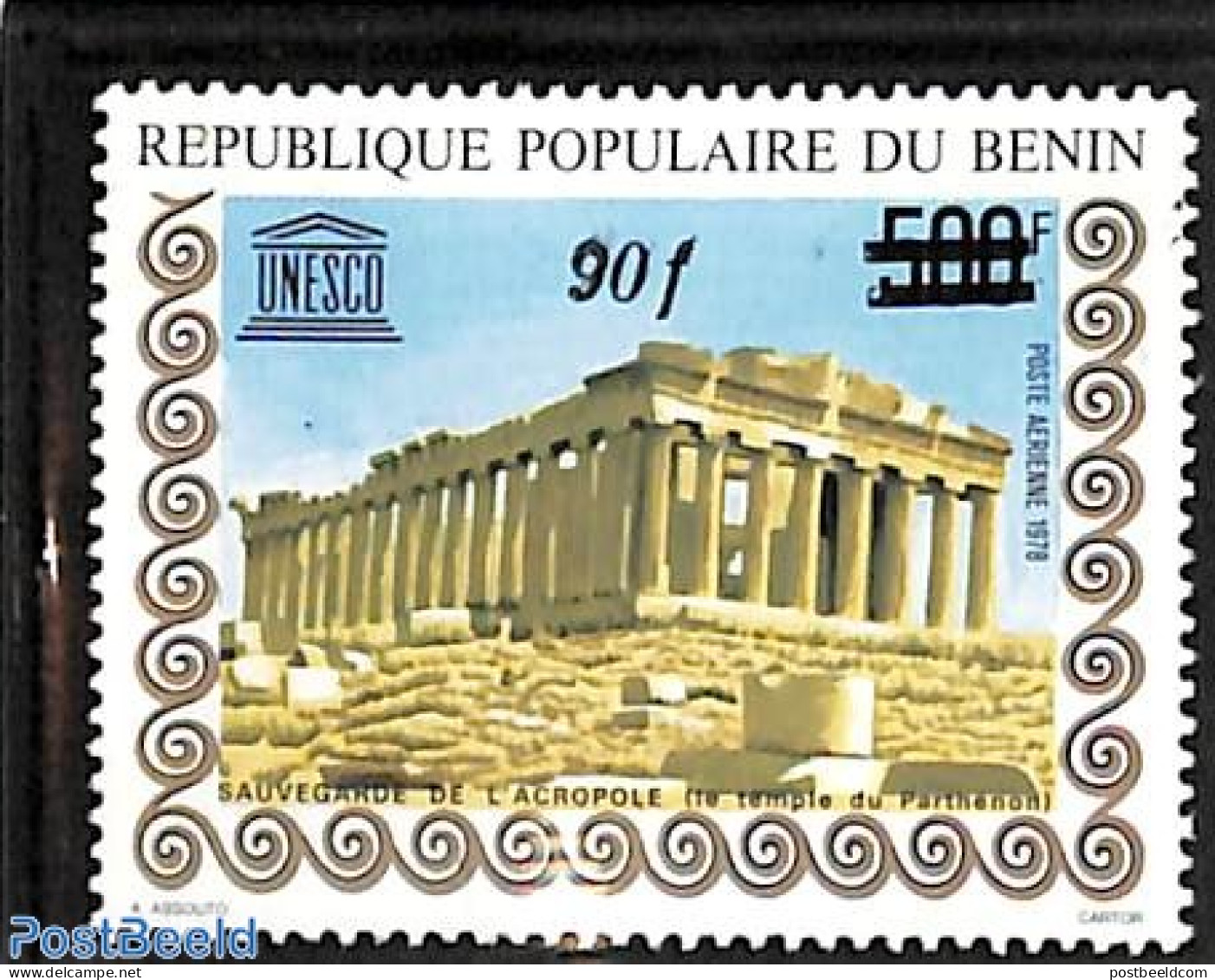 Benin 1985 Overprint 90f On 500f, Mint NH - Nuevos