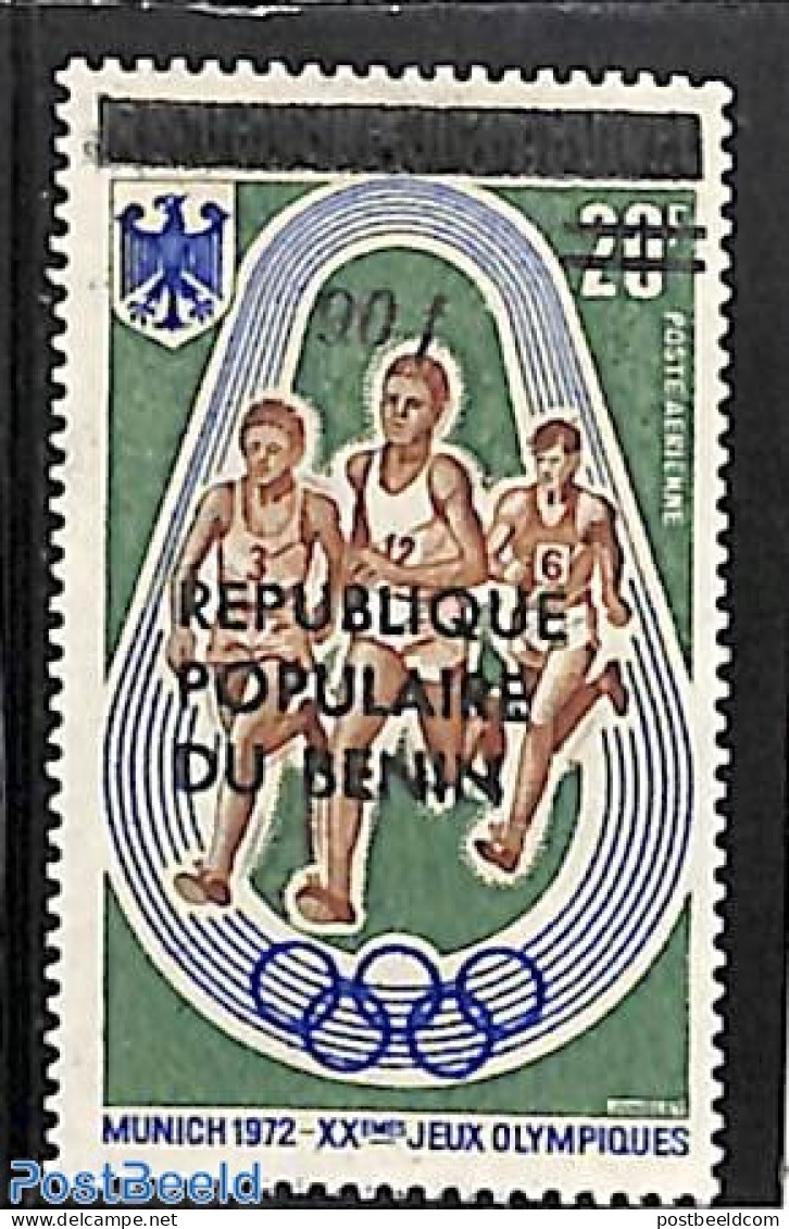 Benin 1985 Overprint 90f On 20f, Mint NH, Sport - Olympic Games - Unused Stamps