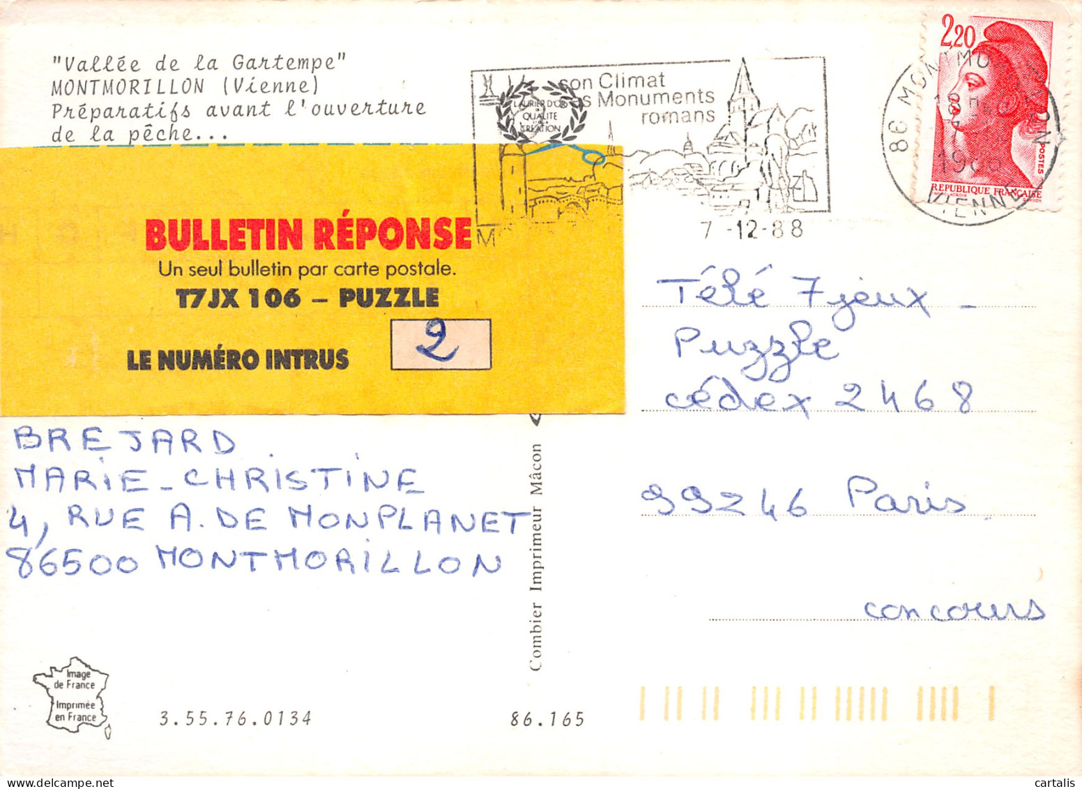 86-MONTMORILLON-N°C4121-A/0307 - Montmorillon