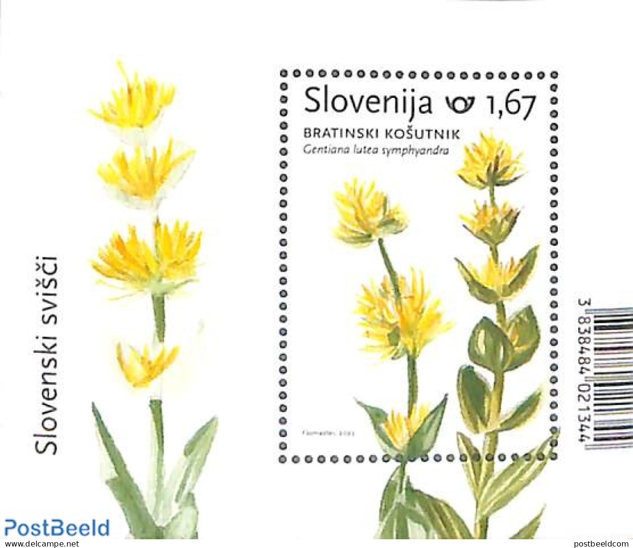 Slovenia 2023 Flora S/s, Mint NH, Nature - Flowers & Plants - Slovenia