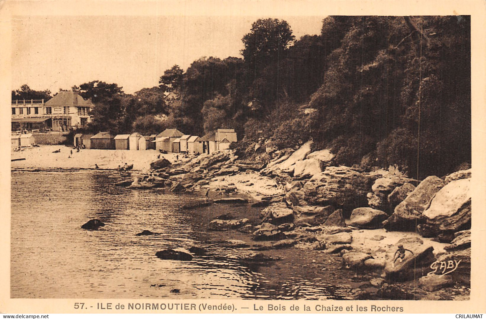 85-ILE DE NOIRMOUTIER LE BOIS DE LA CHAIZE-N°LP5127-G/0377 - Ile De Noirmoutier