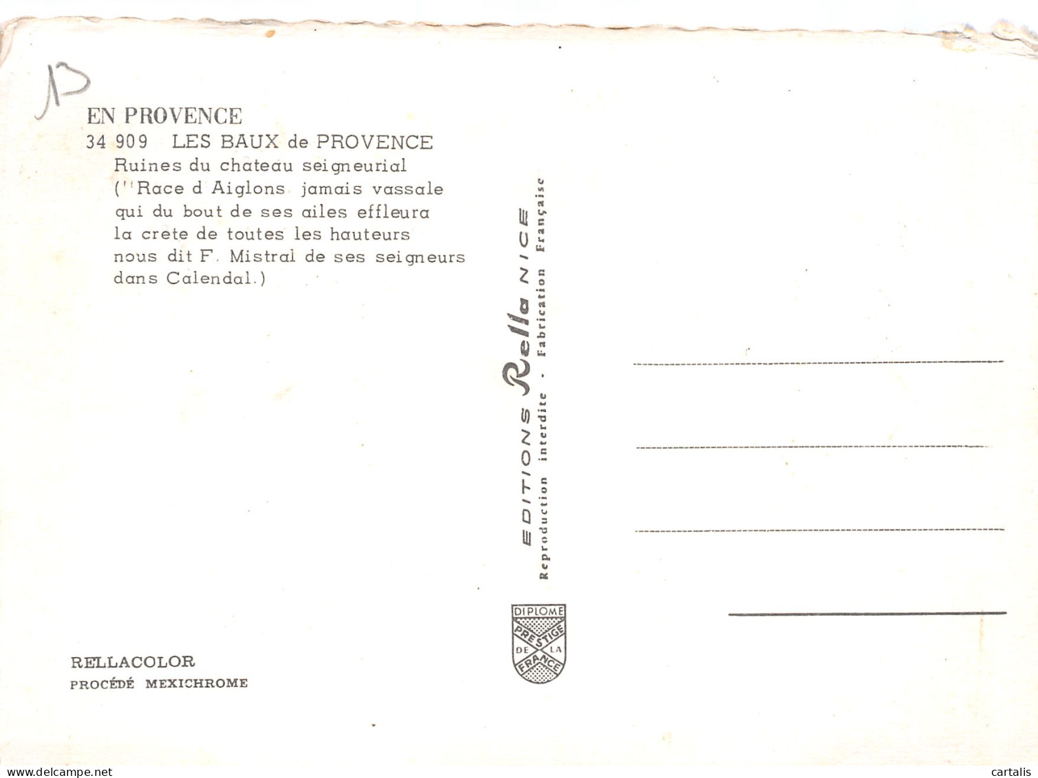 13-LES BAUX DE PROVENCE-N°C4121-D/0313 - Les-Baux-de-Provence