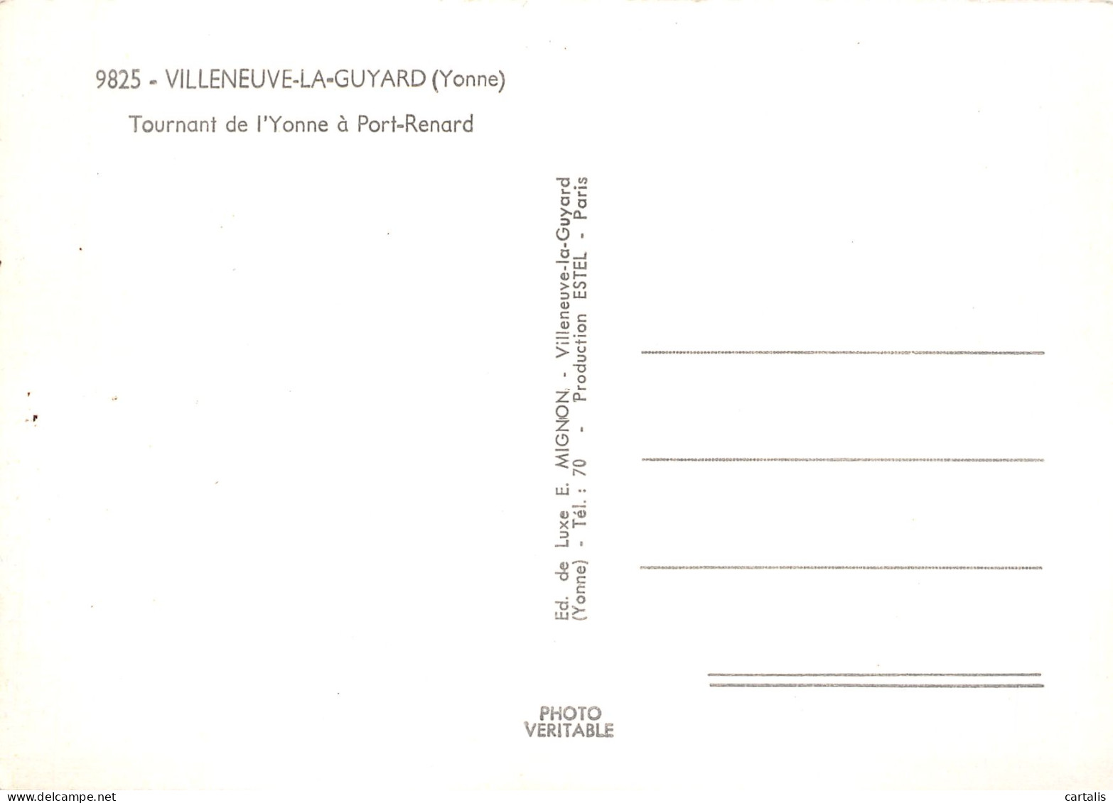 89-VILLENEUVE LA GUYARD-N°C4121-D/0225 - Villeneuve-la-Guyard