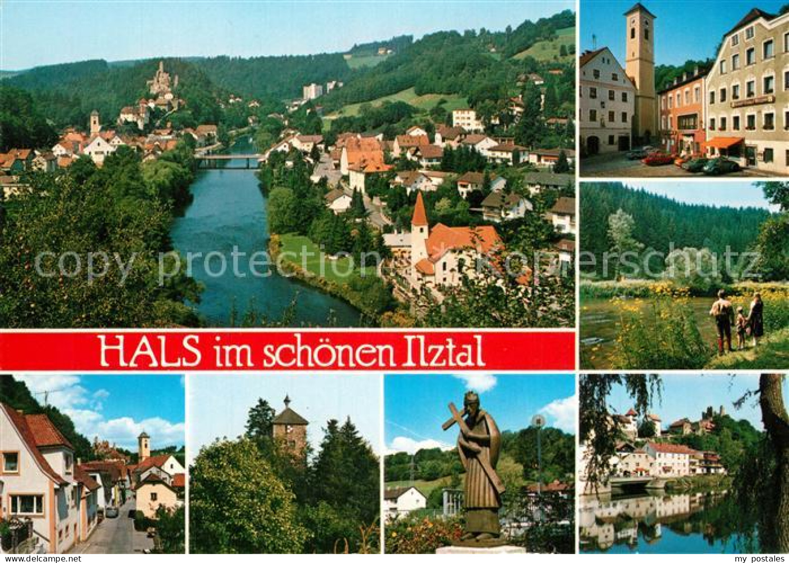 73312989 Hals Niederbayern Panoramen Stadtansichten  Hals Niederbayern - Passau