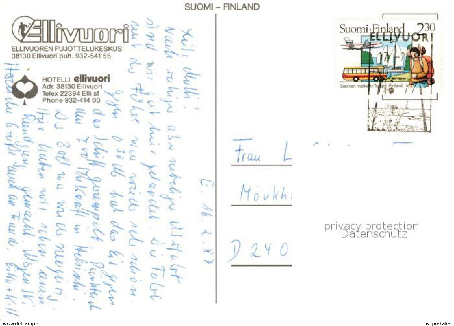 73312958 Finnland Suomi Ellivuori Hotel Winter Finnland Suomi - Finlandia