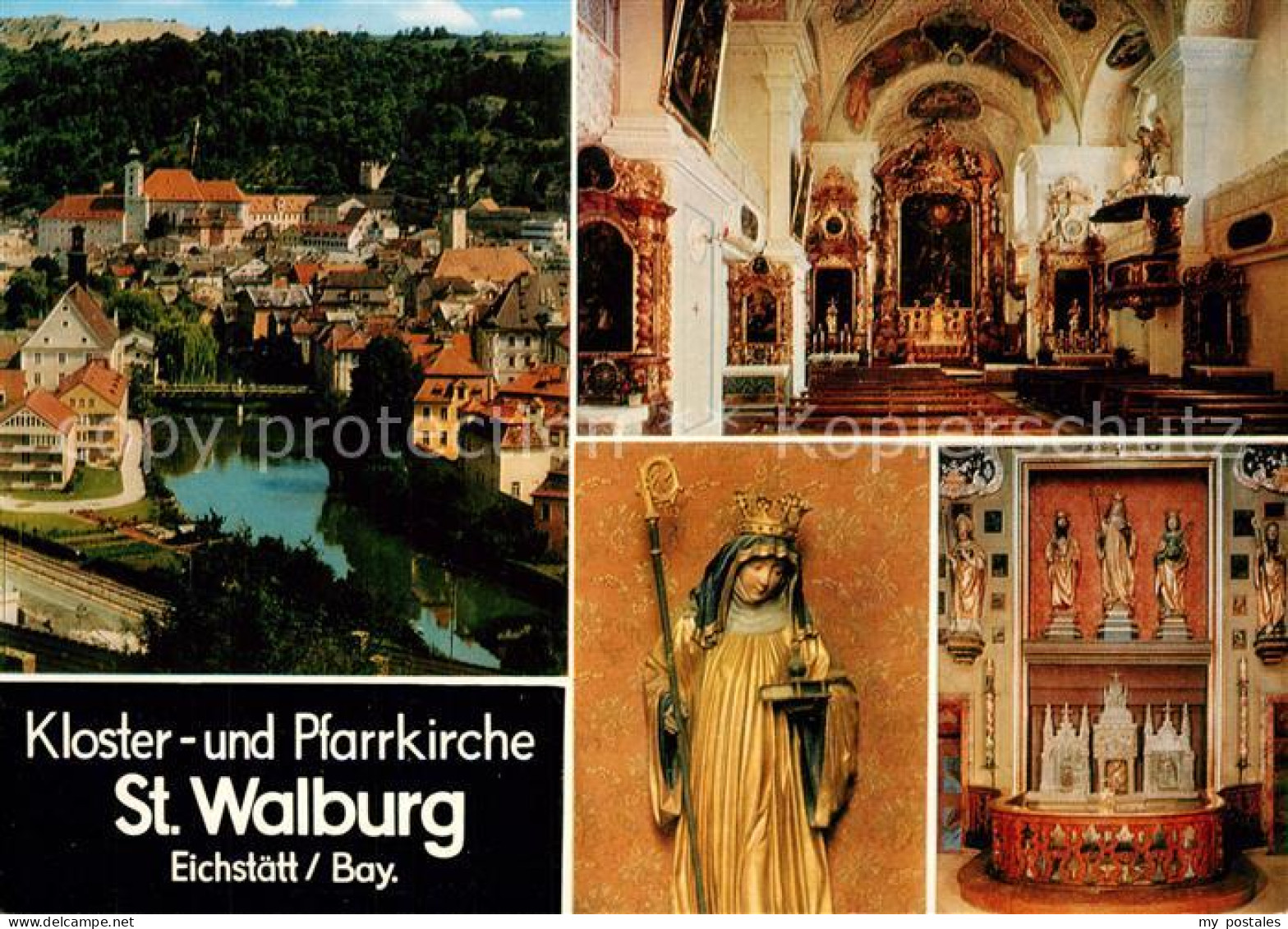 73312955 Eichstaett Oberbayern Kloster Pfarrkirche Sankt Walburg Eichstaett Ober - Eichstätt