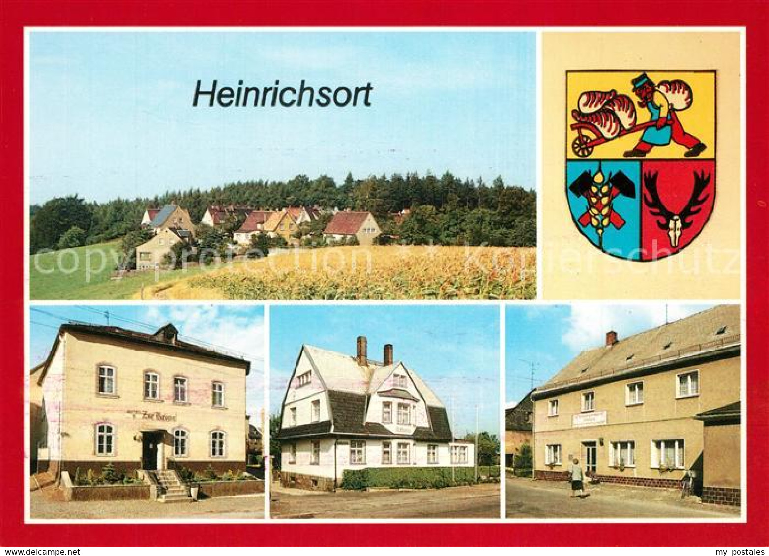 73312940 Heinrichsort Siedlung Am Sportplatz Konsum Gaststaette Zur Krone Rathau - Hohenstein-Ernstthal