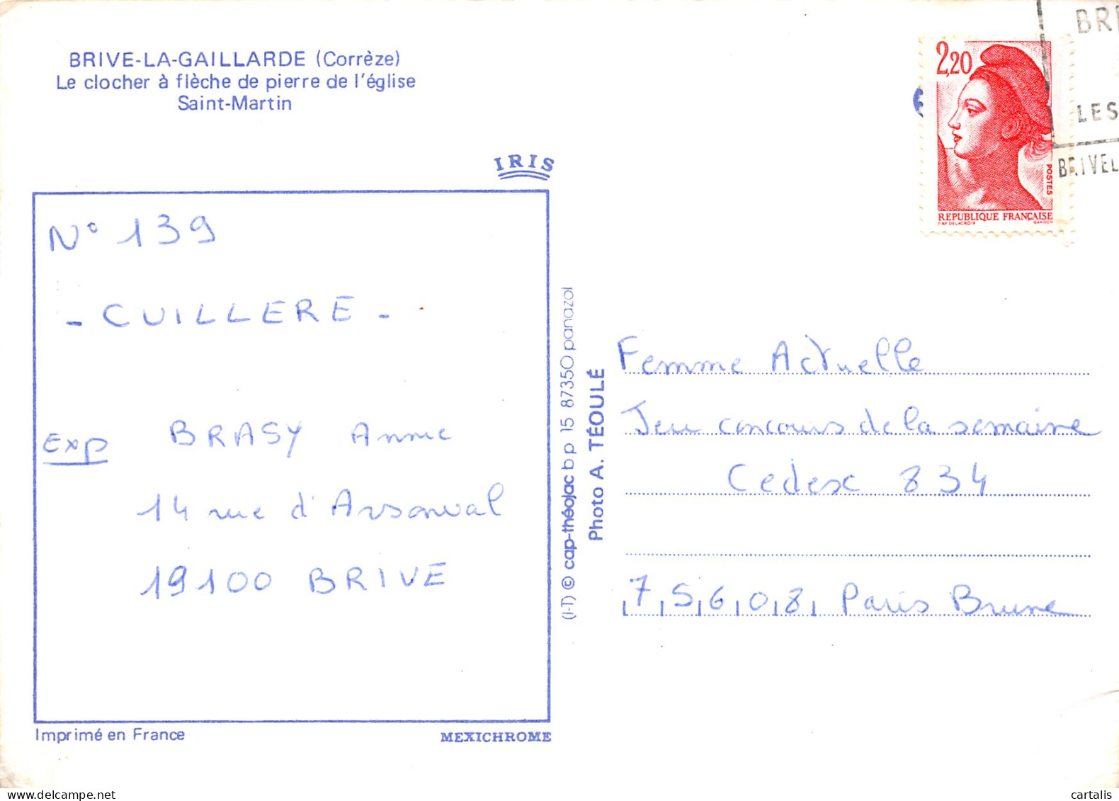 19-BRIVE LA GAILLARDE-N°C4122-B/0037 - Brive La Gaillarde