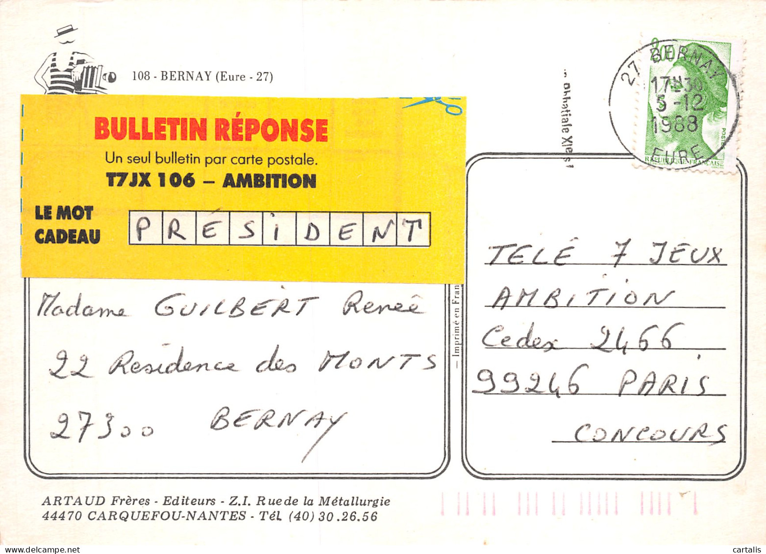 27-BERNAY-N°C4122-B/0009 - Bernay