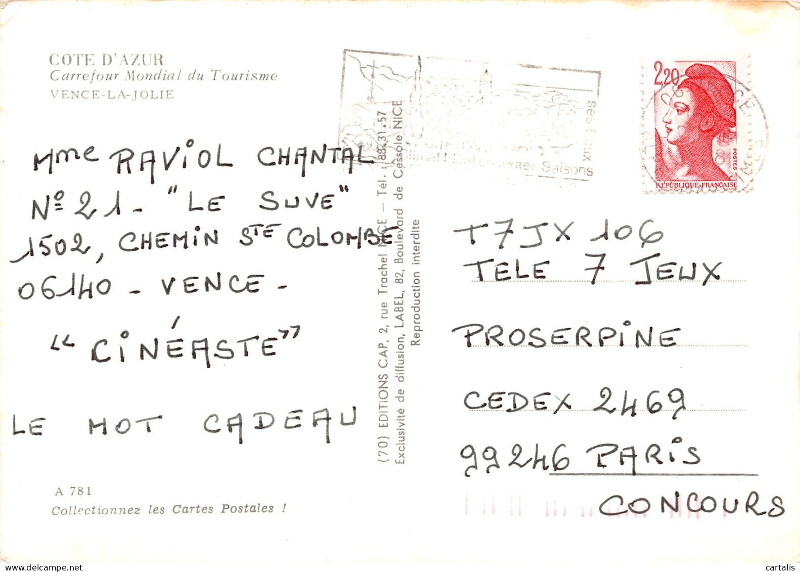 06-VENCE LA JOLIE-N°C4122-A/0297 - Vence
