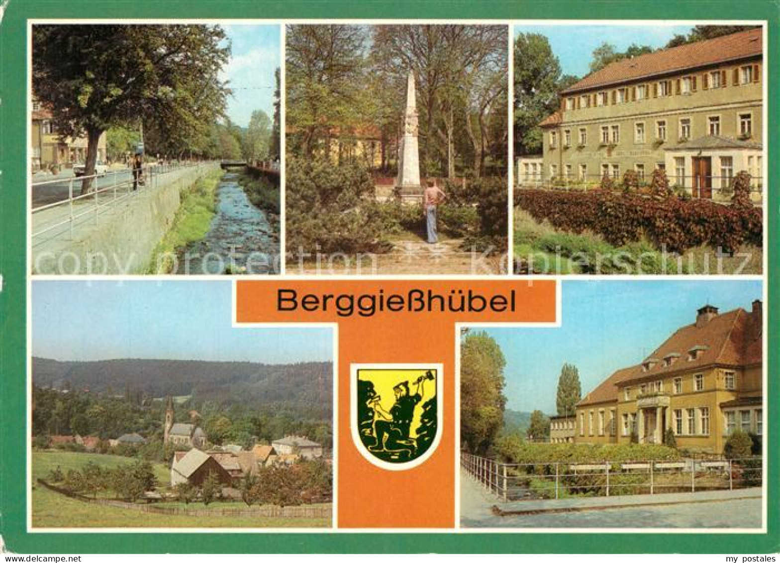 73312886 Berggiesshuebel Kurhaus Klubhaus Postmeilensaeule Berggiesshuebel - Bad Gottleuba-Berggiesshübel