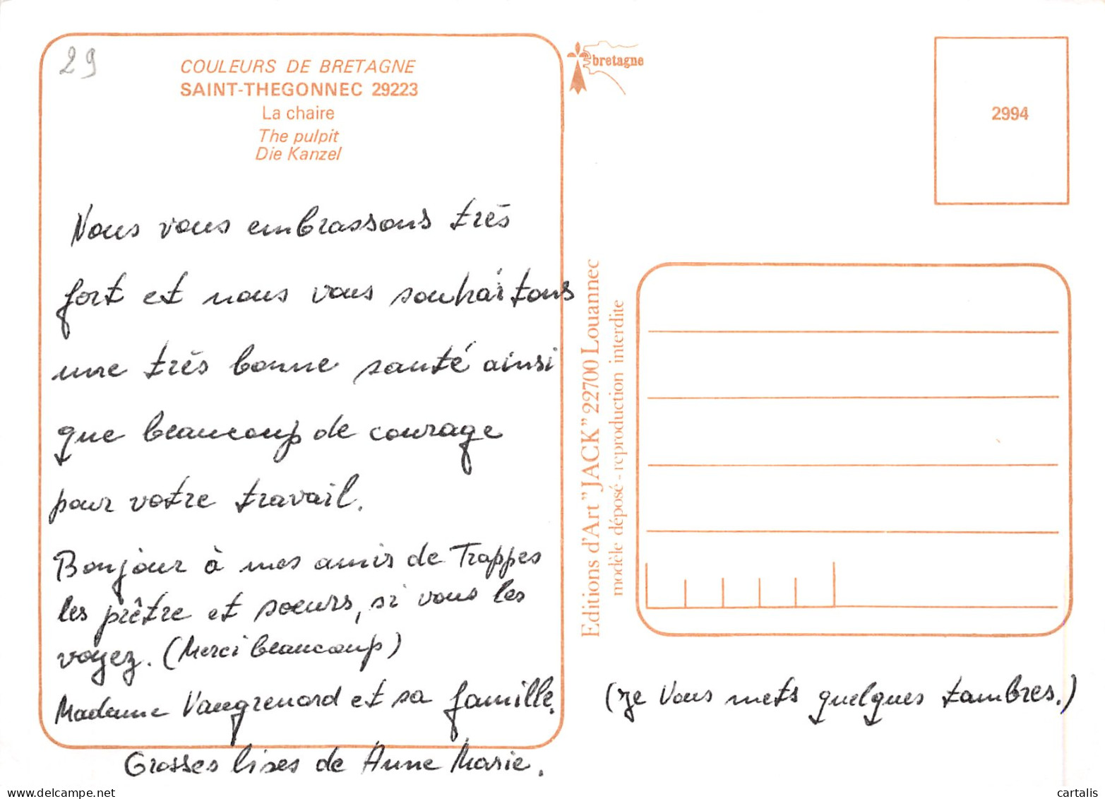 29-SAINT THEGONNEC-N°C4123-B/0051 - Saint-Thégonnec