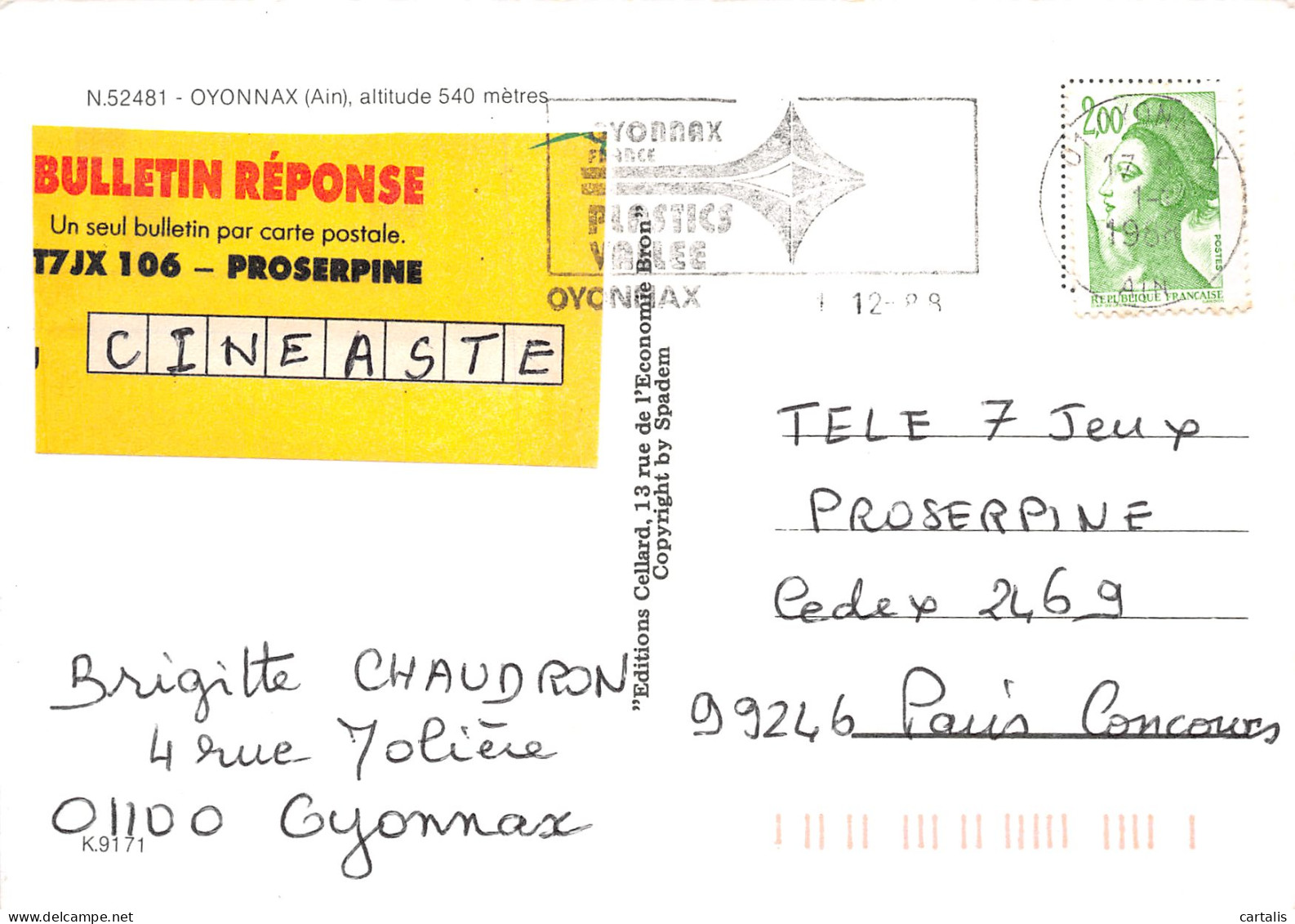 01-OYONNAX-N°C4123-A/0253 - Oyonnax