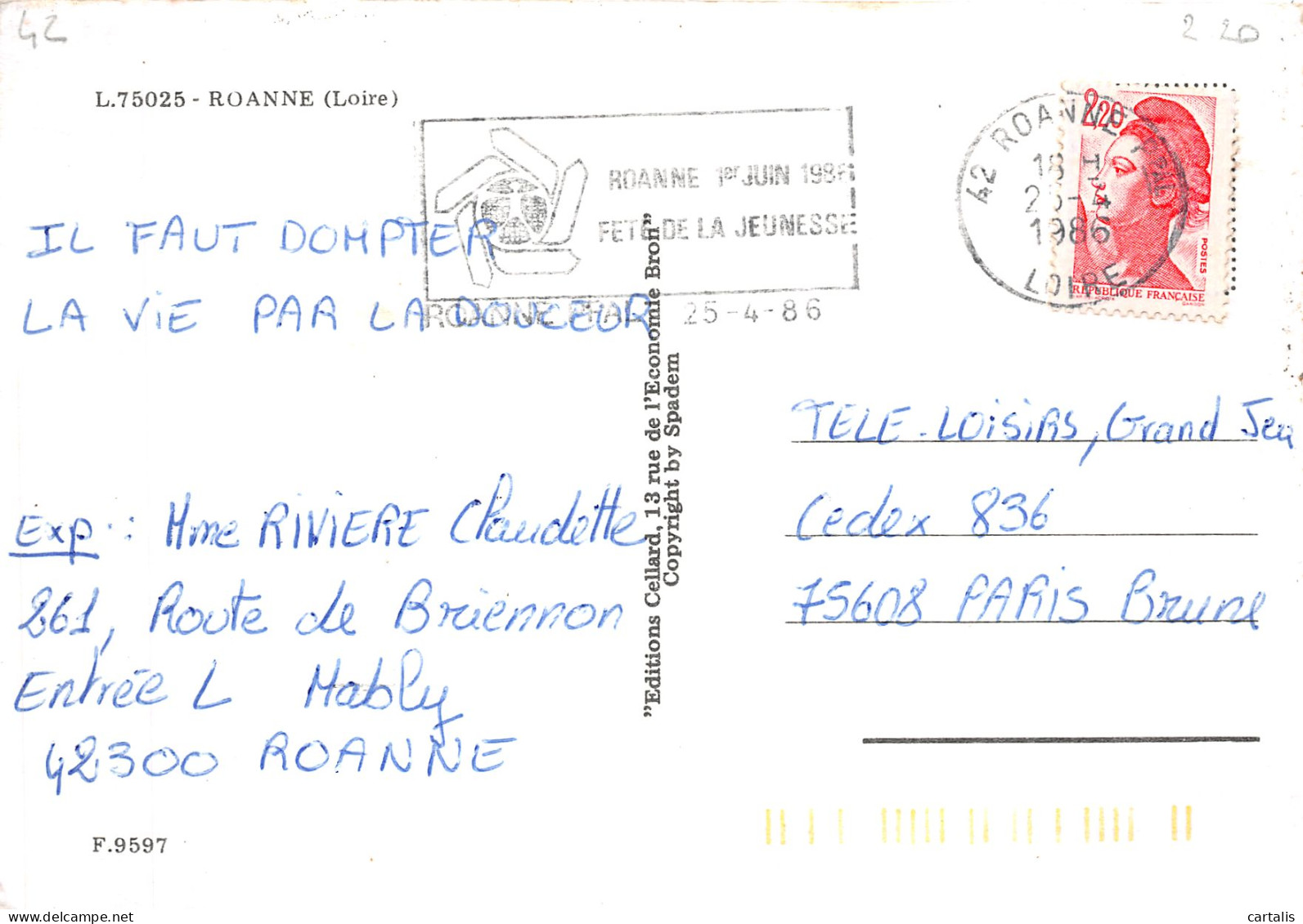 42-ROANNE-N°C4122-D/0055 - Roanne