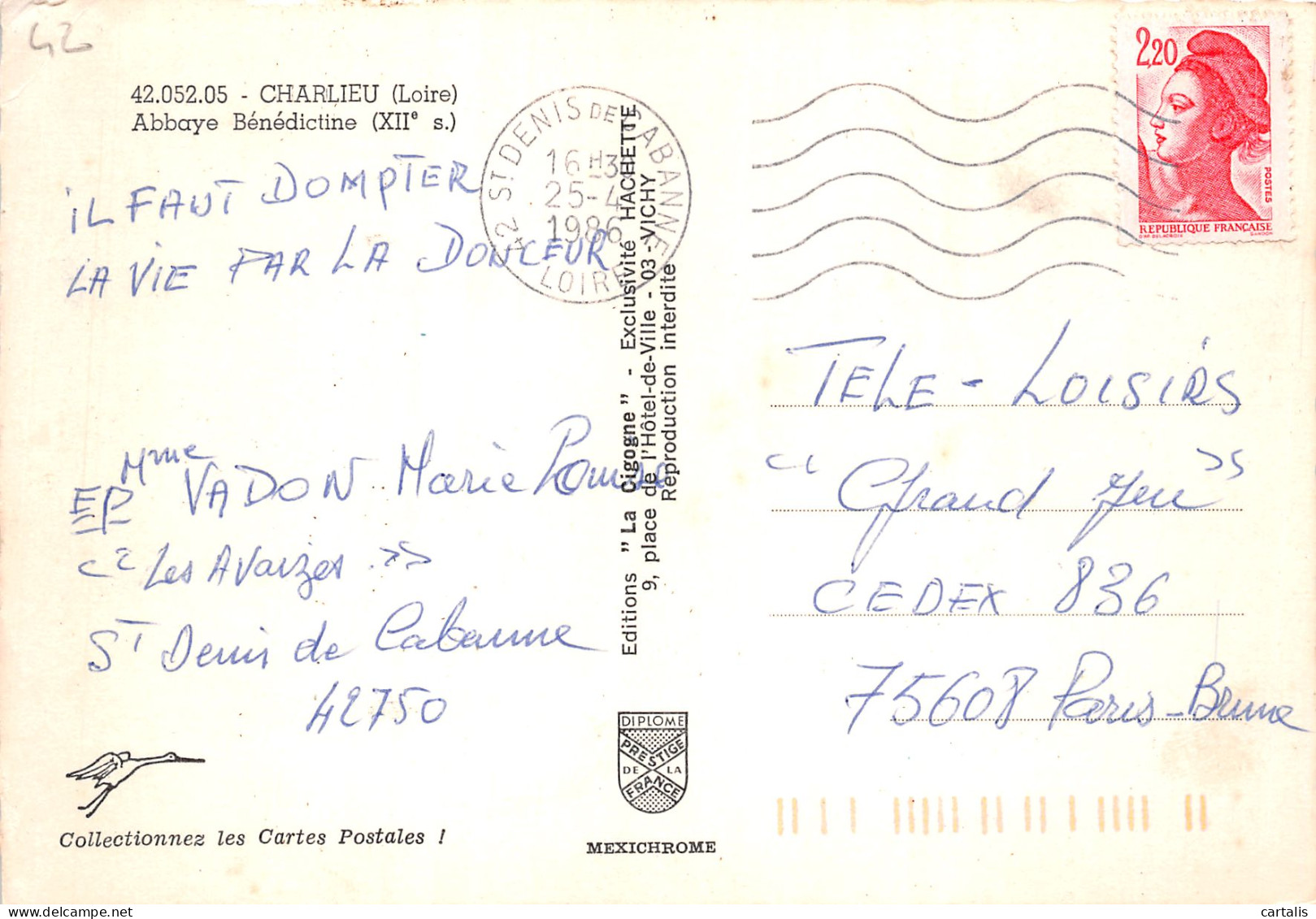 42-CHARLIEU-N°C4122-D/0061 - Charlieu