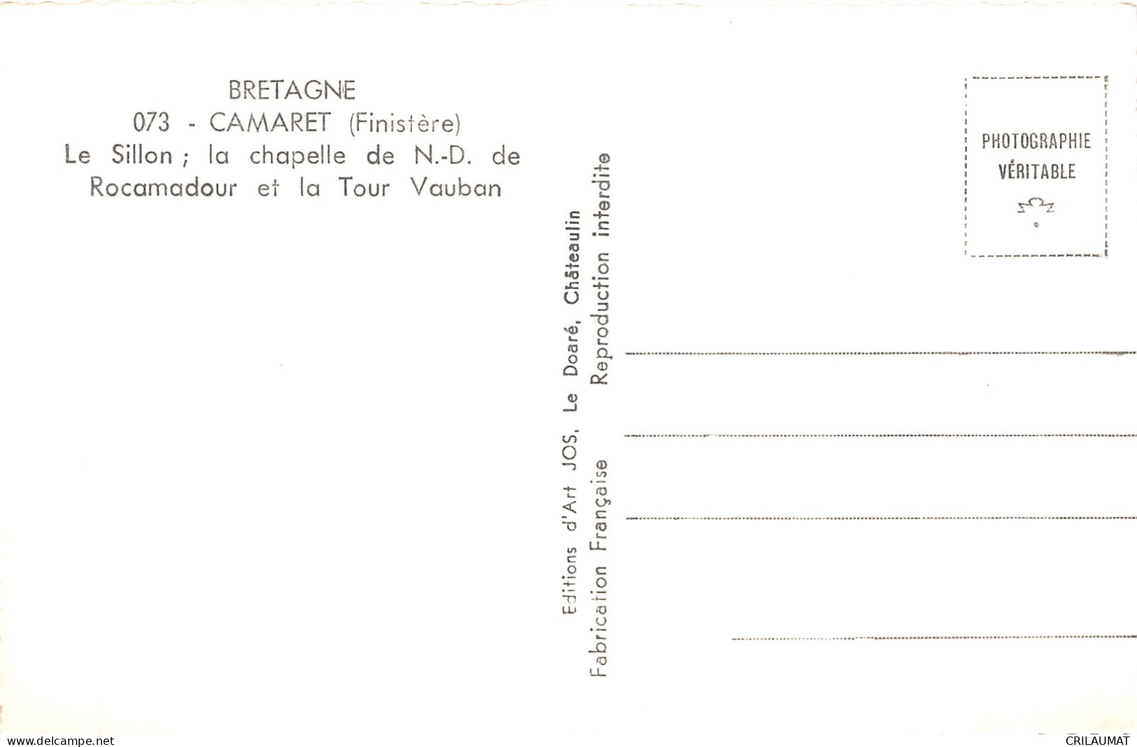 29-CAMARET-N°LP5128-H/0181 - Camaret-sur-Mer