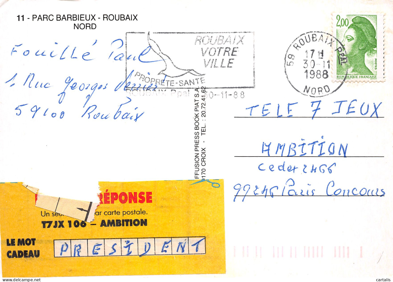 59-ROUBAIX-N°C4123-D/0321 - Roubaix